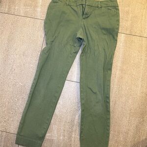 Old Navy Olive Straight Leg Pants